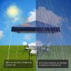 imageOutvita 5x5 Pop Up Canopy Tent Ez Up Outdoor Canopy Tent Instant Shelter with Carry Bag Straight Legs Patio Balcony Porch Backyard Garden10x10blue