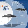 imageOutvita 5x5 Pop Up Canopy Tent Ez Up Outdoor Canopy Tent Instant Shelter with Carry Bag Straight Legs Patio Balcony Porch Backyard Garden6x6gray