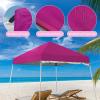 imageOutvita 5x5 Pop Up Canopy Tent Ez Up Outdoor Canopy Tent Instant Shelter with Carry Bag Straight Legs Patio Balcony Porch Backyard Garden6x6pink