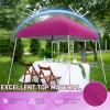 imageOutvita 5x5 Pop Up Canopy Tent Ez Up Outdoor Canopy Tent Instant Shelter with Carry Bag Straight Legs Patio Balcony Porch Backyard Garden6x6pink