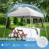 imageOutvita 5x5 Pop Up Canopy Tent Ez Up Outdoor Canopy Tent Instant Shelter with Carry Bag Straight Legs Patio Balcony Porch Backyard Garden6x6white
