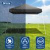 imageOutvita 5x5 Pop Up Canopy Tent Ez Up Outdoor Canopy Tent Instant Shelter with Carry Bag Straight Legs Patio Balcony Porch Backyard Garden78x78gray