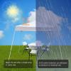 imageOutvita 5x5 Pop Up Canopy Tent Ez Up Outdoor Canopy Tent Instant Shelter with Carry Bag Straight Legs Patio Balcony Porch Backyard Garden78x78white