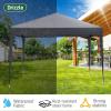 imageOutvita 10x10ft Ez Pop Up Outdoor Canopy Tent Portable Commercial Instant Tent with Carry Bag for Party Wedding Birthday BBQ Events10x10gray