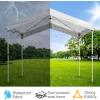 imageOutvita 10x10ft Ez Pop Up Outdoor Canopy Tent Portable Commercial Instant Tent with Carry Bag for Party Wedding Birthday BBQ Events10x10whiteroof top