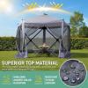 imageOutvita 10x10ft Instant PopUp Screen Tent  Outdoor Gazebo Canopy with Mosquito Netting ampamp Carrying Bag  Versatile Pavilion Tent for Patios and Events1010FTGray