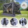 imageOutvita 10x10ft Instant PopUp Screen Tent  Outdoor Gazebo Canopy with Mosquito Netting ampamp Carrying Bag  Versatile Pavilion Tent for Patios and Events1212FTGray