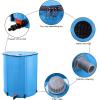 imageOutvita 132 Gallon Collapsible Rain Barrel Large Garden Water Storage Tank Portable Folding Rainwater Collector Water Catcher with Filter Overflow Kit Faucet GreenBlue