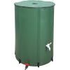 imageOutvita 132 Gallon Collapsible Rain Barrel Large Garden Water Storage Tank Portable Folding Rainwater Collector Water Catcher with Filter Overflow Kit Faucet GreenGreen