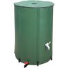 imageOutvita 132 Gallon Collapsible Rain Barrel Large Garden Water Storage Tank Portable Folding Rainwater Collector Water Catcher with Filter Overflow Kit Faucet GreenGreen