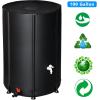 imageOutvita 132 Gallon Collapsible Rain Barrel Large Garden Water Storage Tank Portable Folding Rainwater Collector Water Catcher with Filter Overflow Kit Faucet GreenBlack
