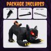 imageOutvita 2 Packs Halloween Inflatables Set of Lighted Eyes Decoration 3Ft Blow Ups Green Eyes for Halloween Decor Outdoor with LEDs Party Supplies Blow up Decoration for Yard Lawn Patio GardenBlack Cat