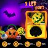 imageOutvita 2 Packs Halloween Inflatables Set of Lighted Eyes Decoration 3Ft Blow Ups Green Eyes for Halloween Decor Outdoor with LEDs Party Supplies Blow up Decoration for Yard Lawn Patio GardenEyeball Candy Pumpkins