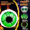 imageOutvita 2 Packs Halloween Inflatables Set of Lighted Eyes Decoration 3Ft Blow Ups Green Eyes for Halloween Decor Outdoor with LEDs Party Supplies Blow up Decoration for Yard Lawn Patio GardenGreen Eyes