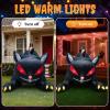 imageOutvita 2 Packs Halloween Inflatables Set of Lighted Eyes Decoration 3Ft Blow Ups Green Eyes for Halloween Decor Outdoor with LEDs Party Supplies Blow up Decoration for Yard Lawn Patio GardenBlack Cat