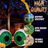 imageOutvita 2 Packs Halloween Inflatables Set of Lighted Eyes Decoration 3Ft Blow Ups Green Eyes for Halloween Decor Outdoor with LEDs Party Supplies Blow up Decoration for Yard Lawn Patio GardenGreen Eyes