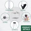 imageOutvita 65x65ft Pop Up Canopy Tent Outdoor Instant Shelter Folding Canopy with 4 Side Walls and Carry Bag for Commercial Events Party Backyard BBQ Camping Green6565 White4 side walls