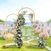 imageOutvita 66ft Wedding Arch Backdrop Stand Square Metal Wedding Ballon Arch Frame Decoration Support Stand for Ceremony Indoor Outdoor Party Event Baby Shower170 Pounds