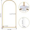 imageOutvita 66ft Wedding Arch Backdrop Stand Square Metal Wedding Ballon Arch Frame Decoration Support Stand for Ceremony Indoor Outdoor Party Event Baby Shower68 Pounds