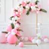 imageOutvita 66ft Wedding Arch Backdrop Stand Square Metal Wedding Ballon Arch Frame Decoration Support Stand for Ceremony Indoor Outdoor Party Event Baby Shower68 Pounds