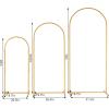 imageOutvita 66ft Wedding Arch Backdrop Stand Square Metal Wedding Ballon Arch Frame Decoration Support Stand for Ceremony Indoor Outdoor Party Event Baby Shower170 Pounds