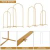 imageOutvita 66ft Wedding Arch Backdrop Stand Square Metal Wedding Ballon Arch Frame Decoration Support Stand for Ceremony Indoor Outdoor Party Event Baby Shower170 Pounds