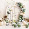 imageOutvita 66ft Wedding Arch Backdrop Stand Square Metal Wedding Ballon Arch Frame Decoration Support Stand for Ceremony Indoor Outdoor Party Event Baby Shower170 Pounds
