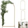 imageOutvita 66ft Wedding Arch Backdrop Stand Square Metal Wedding Ballon Arch Frame Decoration Support Stand for Ceremony Indoor Outdoor Party Event Baby Shower68 Pounds