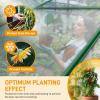 imageOutvita 6x10 FT Greenhouses for Outdoors Polycarbonate Greenhouse Large Walkin Greenhouse with Quick Setup Structure and Roof Vent Green Houses for Outside Garden Backyard Patio Black6x10ftGreen