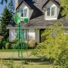 imageOutvita 8FT Ornamental Windmill Heavy Duty Durable Metal Weather Vane Garden Decoration Weather Resistant for Garden Yard Farm Seaside 8ftGray8ftgreen