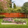 imageOutvita 8x2ft Outdoor Wooden Raised Garden Bed Planter for Vegetables Fruits Herbs Grass Backyard Patio Yard