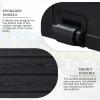 imageOutvita Deck Storage Box 75 Gallon Plastic Durable Storage Container Bin with Lid Store Patio Cushions and Yard Stools Outdoor Patio Garden PoolBrownBlack