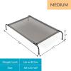 imageOutvita Elevated Dog Bed 50 inch Outdoor Cooling Raised Pet Cot with Waterproof Textilene Mesh Washable Breathable Alloy Steel Frame NonSkid Bottom Portable Chew Proof Indoor ampamp OutdoorLarge