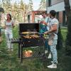 imageOutvita Extra Large Charcoal BBQ Grill with Oversize Cooking Area with Two Individual ampamp Adjustable Charcoal Tray Foldable Side Tables for Outdoor Cooking Backyard Patio Picnics