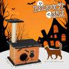 imageOutvita Halloween Cat Tree 44quot Cat Tower with Spacious Cat Condo Gothic Scratching Posts with 1 Padded Perches Large Platform Cat Activities Furniture Red ampamp Black33