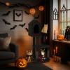 imageOutvita Halloween Cat Tree 44quot Cat Tower with Spacious Cat Condo Gothic Scratching Posts with 1 Padded Perches Large Platform Cat Activities Furniture Red ampamp Black57