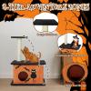 imageOutvita Halloween Cat Tree 44quot Cat Tower with Spacious Cat Condo Gothic Scratching Posts with 1 Padded Perches Large Platform Cat Activities Furniture Red ampamp Black33