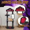imageOutvita Halloween Cat Tree 44quot Cat Tower with Spacious Cat Condo Gothic Scratching Posts with 1 Padded Perches Large Platform Cat Activities Furniture Red ampamp Black49