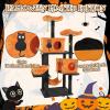 imageOutvita Halloween Cat Tree 44quot Cat Tower with Spacious Cat Condo Gothic Scratching Posts with 1 Padded Perches Large Platform Cat Activities Furniture Red ampamp Black61