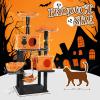 imageOutvita Halloween Cat Tree 44quot Cat Tower with Spacious Cat Condo Gothic Scratching Posts with 1 Padded Perches Large Platform Cat Activities Furniture Red ampamp Black61