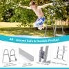 imageOutvita Heavy Duty Pool Ladder with Removable Steps for 52 Inch Depth Above Ground Pools 300 Pound Capacity