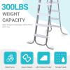imageOutvita Heavy Duty Pool Ladder with Removable Steps for 52 Inch Depth Above Ground Pools 300 Pound Capacity