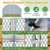 imageOutvita Large Metal Chicken Coop 6510FT Walkin Poultry Cage with Waterproof ampamp AntiUV Round Arch Cover Duck Rabbit Hen Cage Galvanized Mesh for Outdoor Yard Backyard and Farm1010 FT