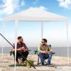 imageOutvita Outdoor Party Tent Patio Canopy Tent Gazebo with Removable Sidewalls Instant Event Tent for Cater Events Wedding Birthday Pavilion Beach BBQ 10x1065x65white4 walls