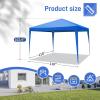 imageOutvita Outdoor Party Tent Patio Canopy Tent Gazebo with Removable Sidewalls Instant Event Tent for Cater Events Wedding Birthday Pavilion Beach BBQ 65x6510x10blue4 walls
