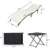 imageOutvita Paito Chaise Lounge Chairs Set 2Pcs PE Rattan Wicker Lounge Chair with 5 Adjustable Positions Soft Cushion and Side Table for Poolside Backyard Deck Garden Beach