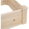 imageOutvita Square Outdoor Wooden Raised Garden Bed Planter for Vegetables Fruits Herbs Grass Backyard Patio Yard