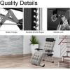 imageOutvita Zero Gravity Chair Outdoor Lounge Chair Stable Metal Folding Recliner wCup Holder ampamp Adjustable Canopy Shade for Deck Lawn Patio Poolside Yard BlackGrey