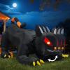 imageOutvita 2 Packs Halloween Inflatables Set of Lighted Eyes Decoration 3Ft Blow Ups Green Eyes for Halloween Decor Outdoor with LEDs Party Supplies Blow up Decoration for Yard Lawn Patio GardenBlack Cat