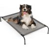 imageOutvita Elevated Dog Bed 50 inch Outdoor Cooling Raised Pet Cot with Waterproof Textilene Mesh Washable Breathable Alloy Steel Frame NonSkid Bottom Portable Chew Proof Indoor ampamp OutdoorLarge